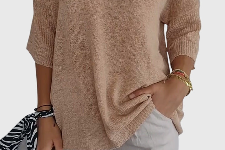 Cassandra™ | Elegant V-Neck Top