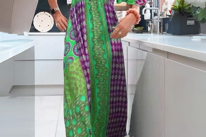 Corinne | Colourful Bohemian Dress
