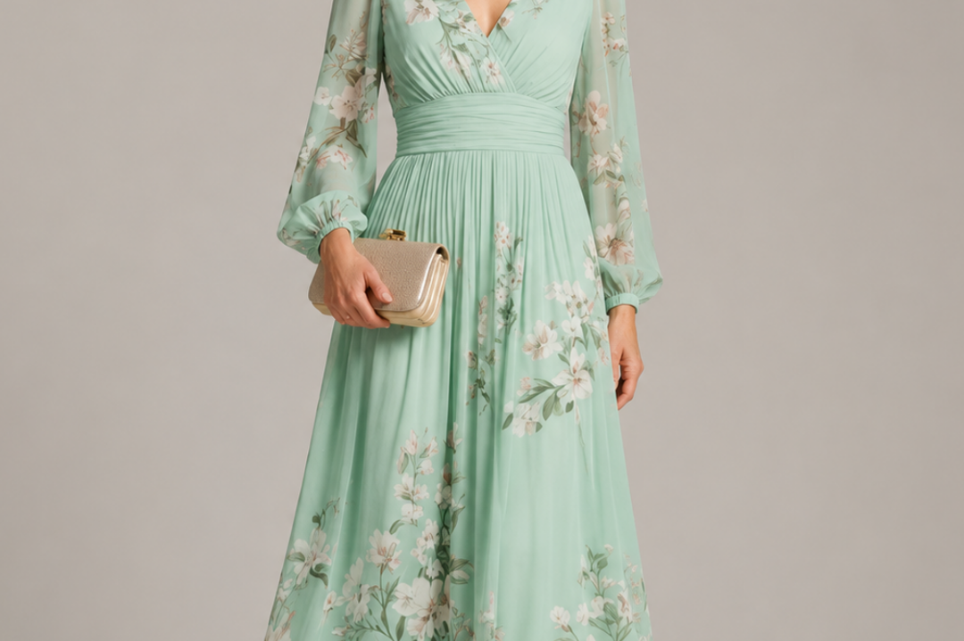 Prescela | Floral Midi Dress