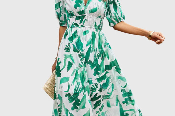 Merlin™ | Flattering Floral Midi Dress