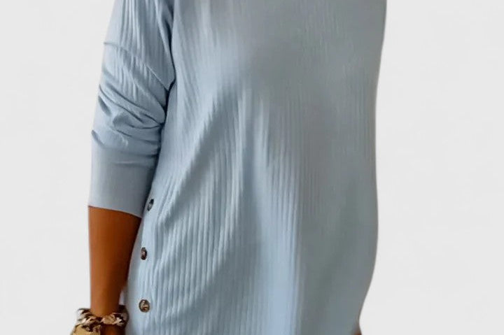 Megan™ | Elegant Crew Top