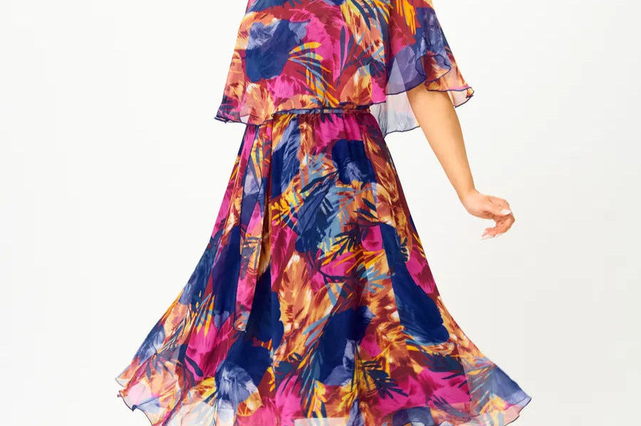 Barbara | Comfortable Chiffon Dress