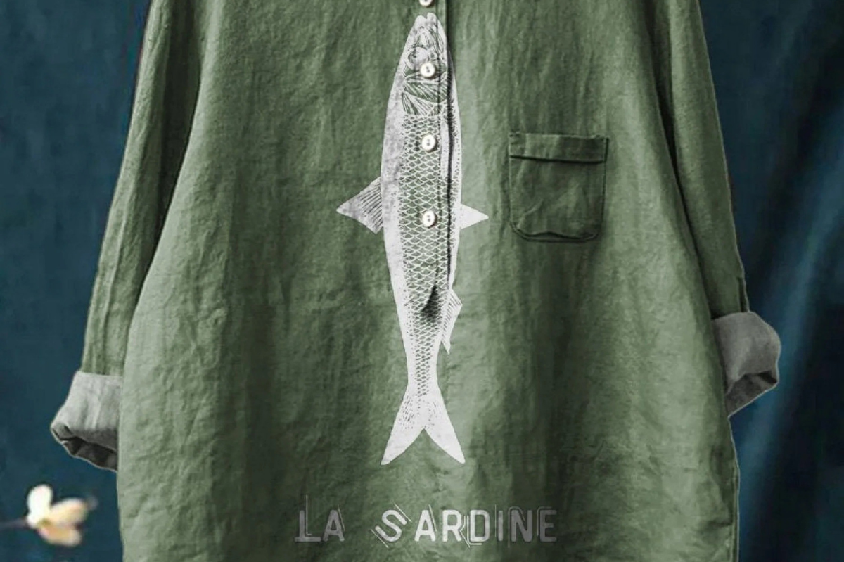 Melissa | Sardine Graphic Shirt