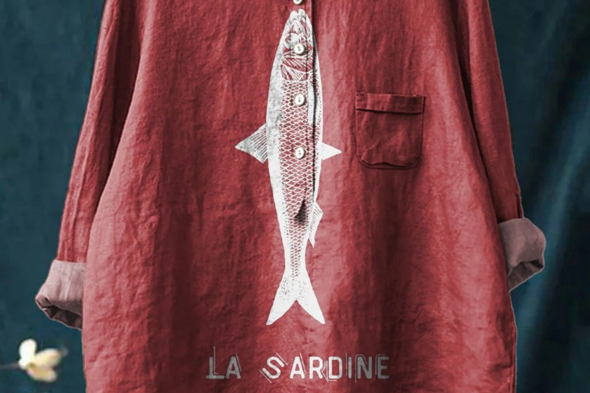 Melissa | Sardine Graphic Shirt