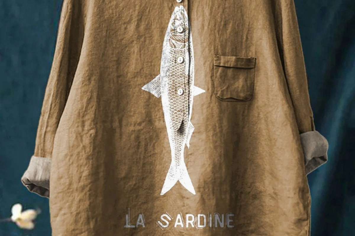 Melissa | Sardine Graphic Shirt