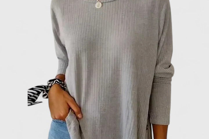 Megan™ | Elegant Crew Top