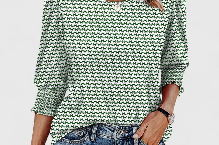 Solara | Elegant Smocked Top