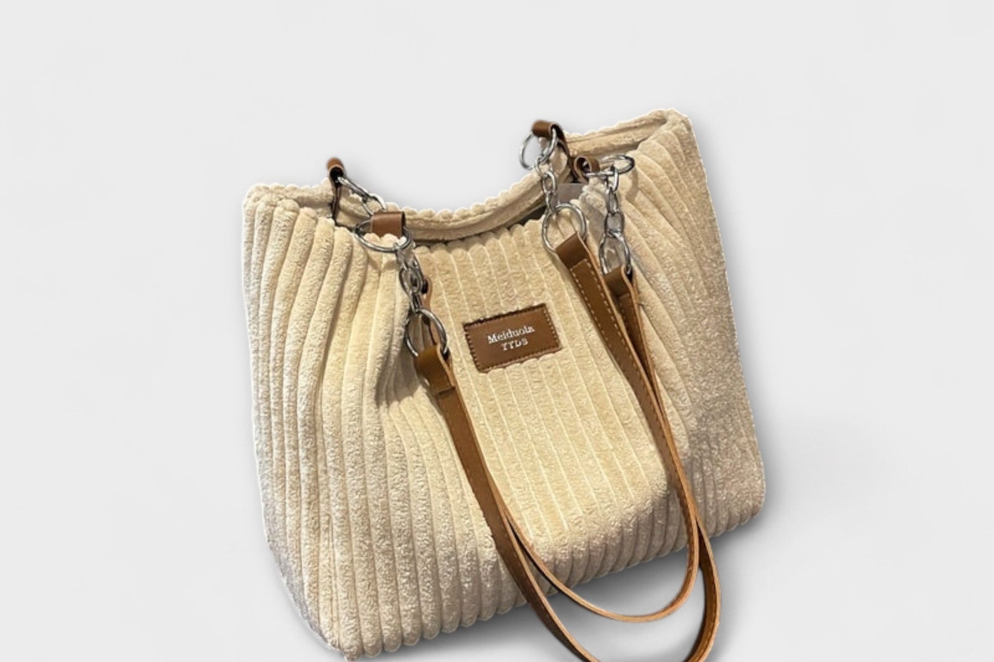 Olivia - Soft Cord Shoulder Bag