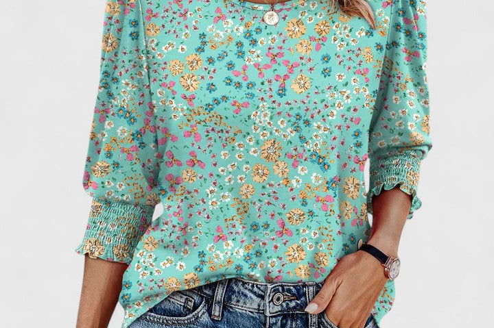 Solara | Elegant Smocked Top