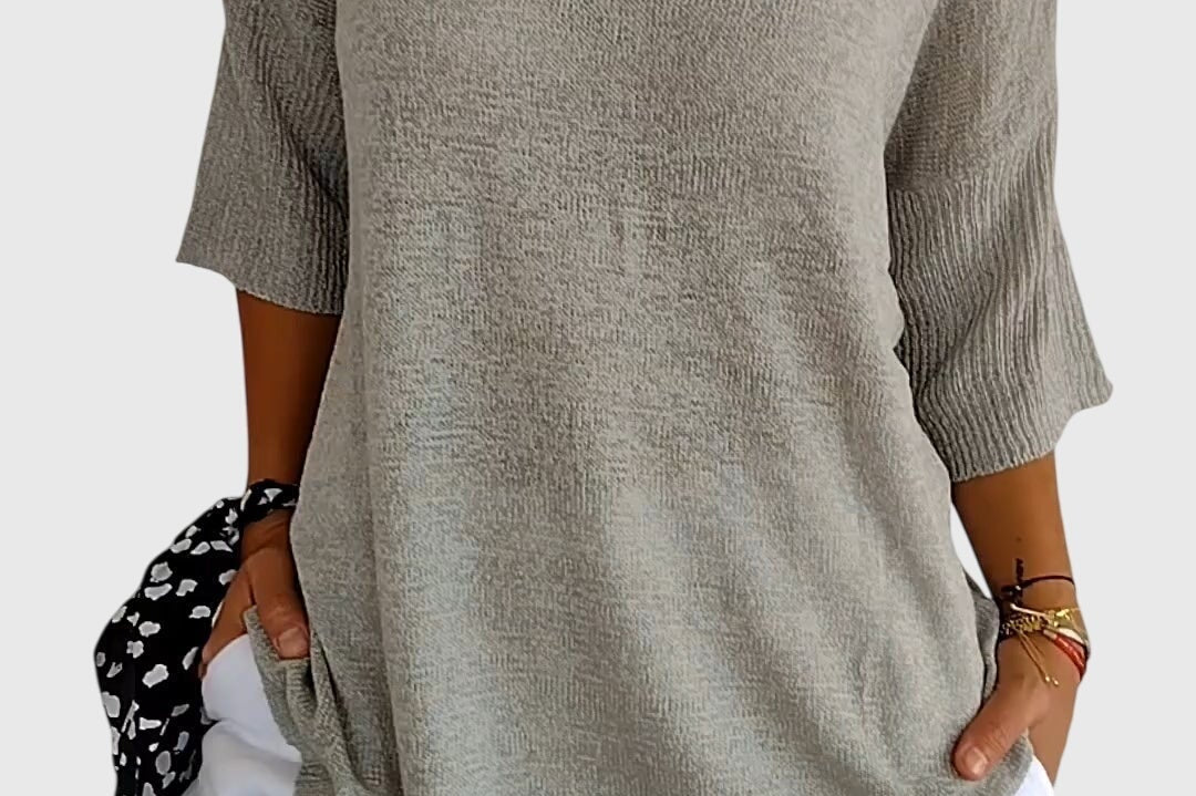 Cassandra™ | Elegant V-Neck Top