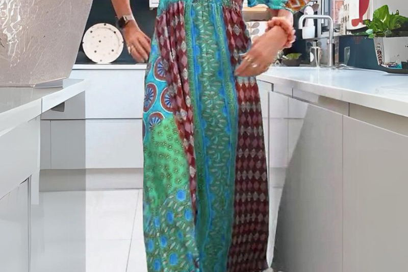 Corinne | Colourful Bohemian Dress