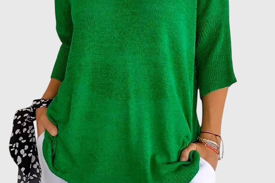 Cassandra™ | Elegant V-Neck Top