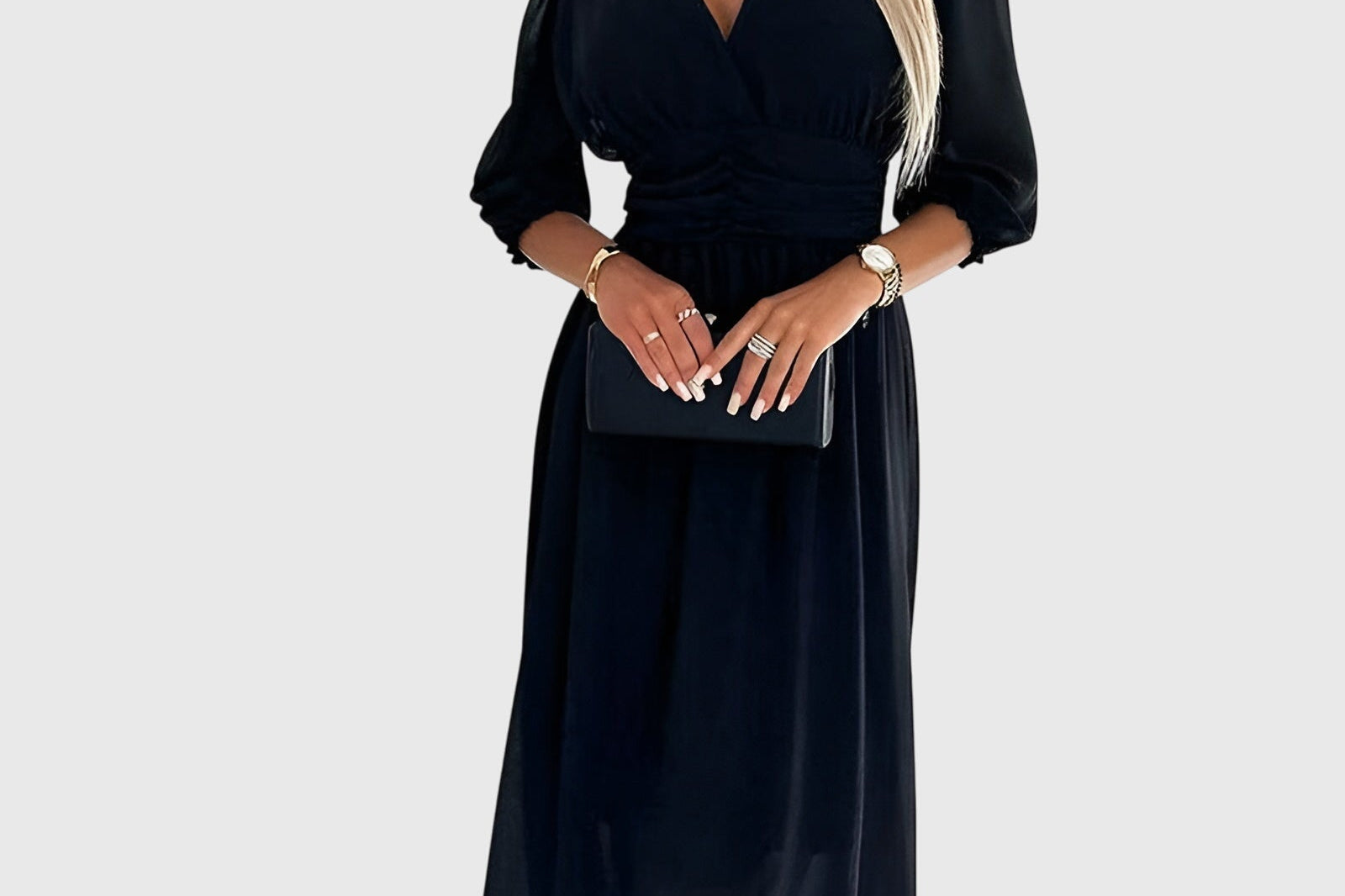 Chloe™ | Lightweight Silky Chiffon Dress