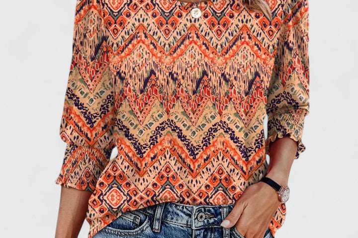 Solara | Elegant Smocked Top