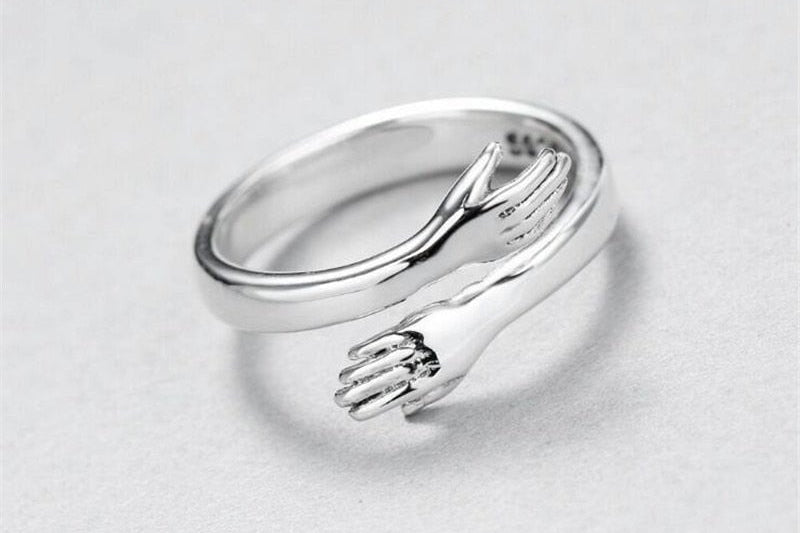 Silver Embrace Ring