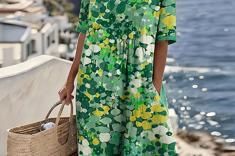 Elara | Printed Summer Dress