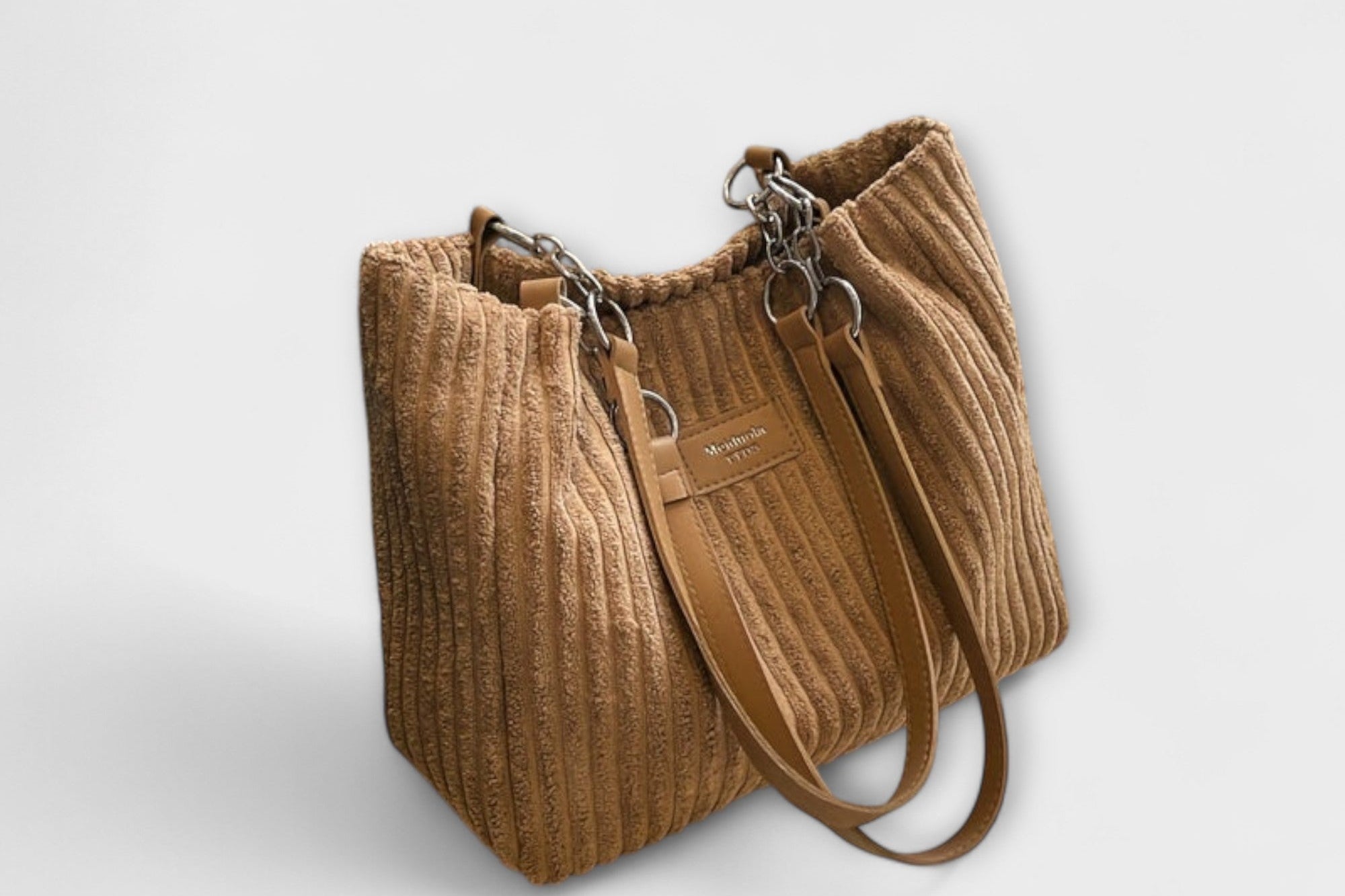 Olivia - Soft Cord Shoulder Bag