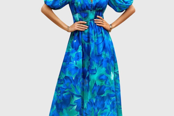 Merlin™ | Flattering Floral Midi Dress
