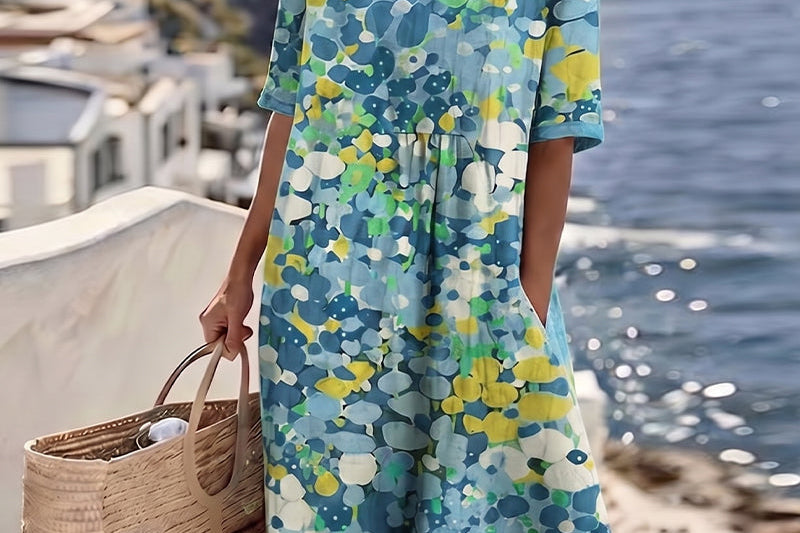 Elara | Printed Summer Dress