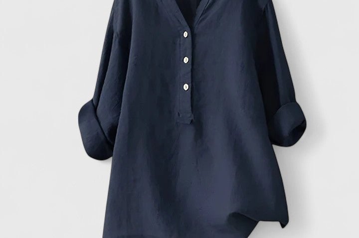 Larienne | Elegant Button-Front Shirt