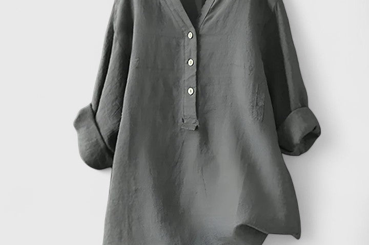 Larienne | Elegant Button-Front Shirt