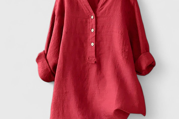 Larienne | Elegant Button-Front Shirt