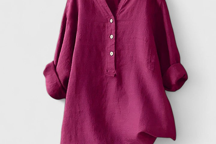 Larienne | Elegant Button-Front Shirt