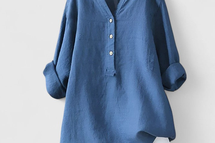 Larienne | Elegant Button-Front Shirt