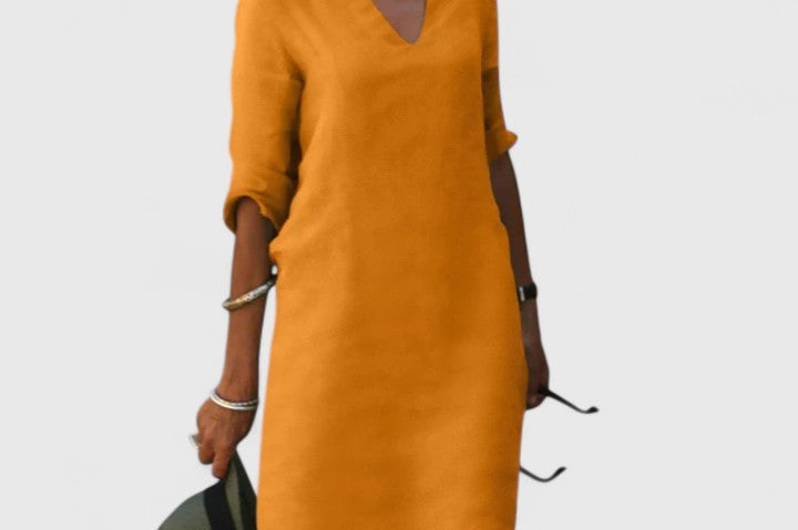Taylor | Comfortable V-Neck Dress