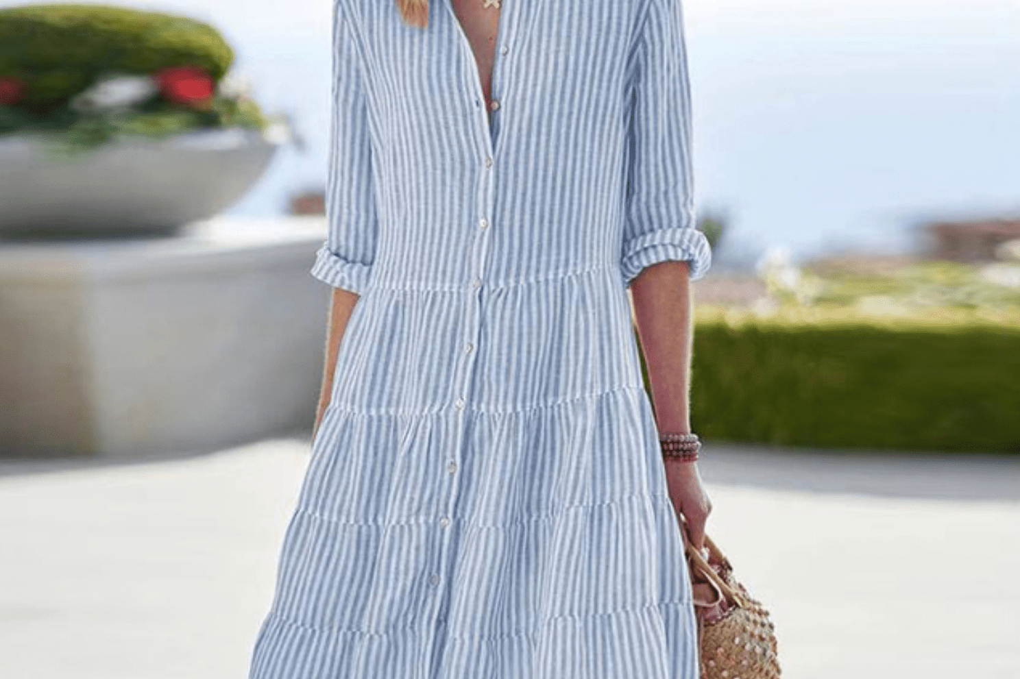 Lolita | Breezy Striped Dress