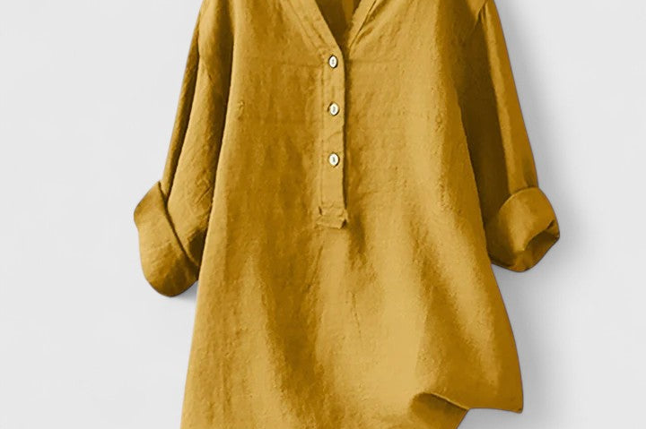 Larienne | Elegant Button-Front Shirt